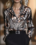 Camisa con Estilo Zebra Elegante™