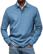 Alberto™ | Polo de Manga Larga Lujoso