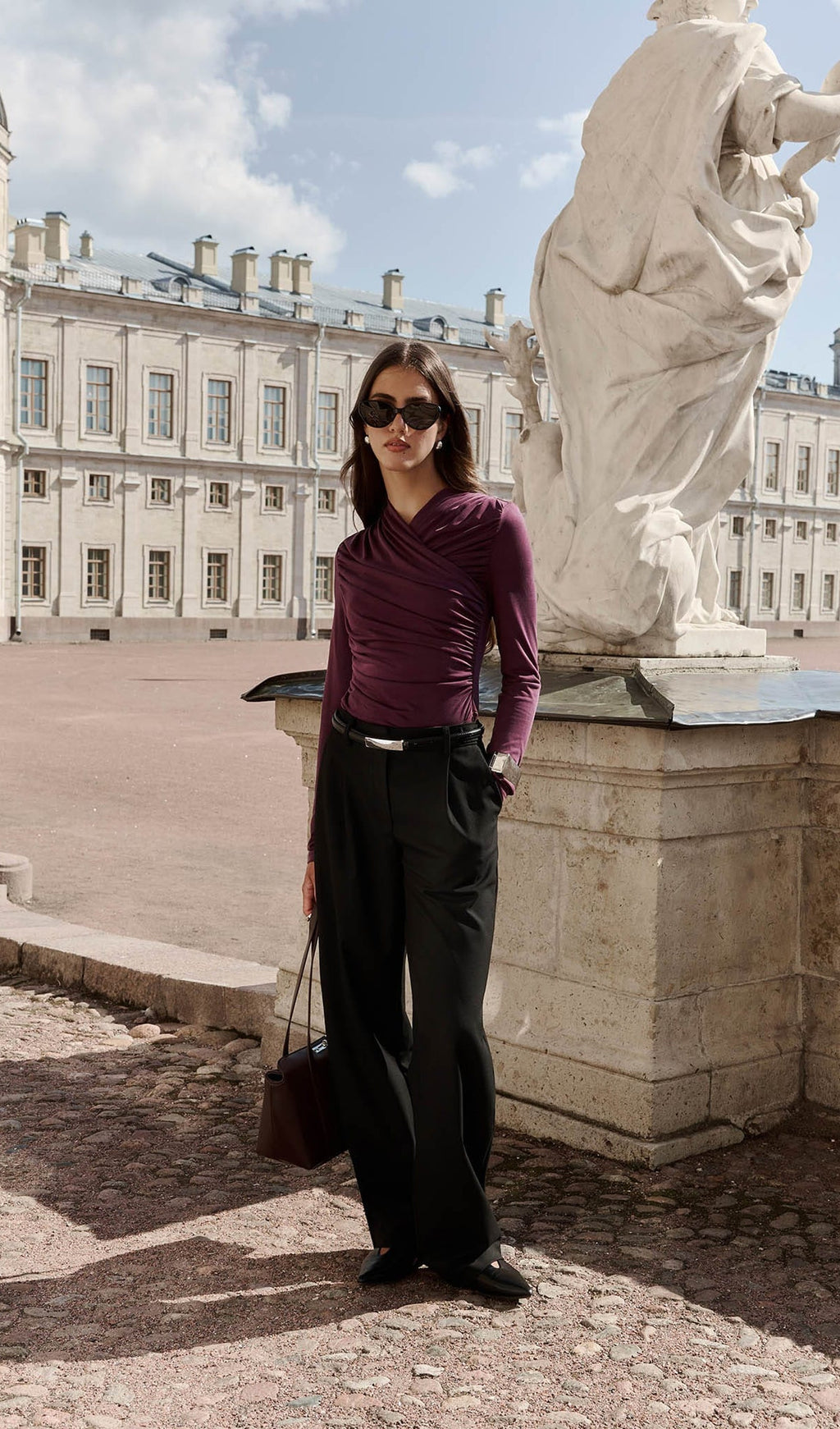 Blusa de Punto con Pliegues™