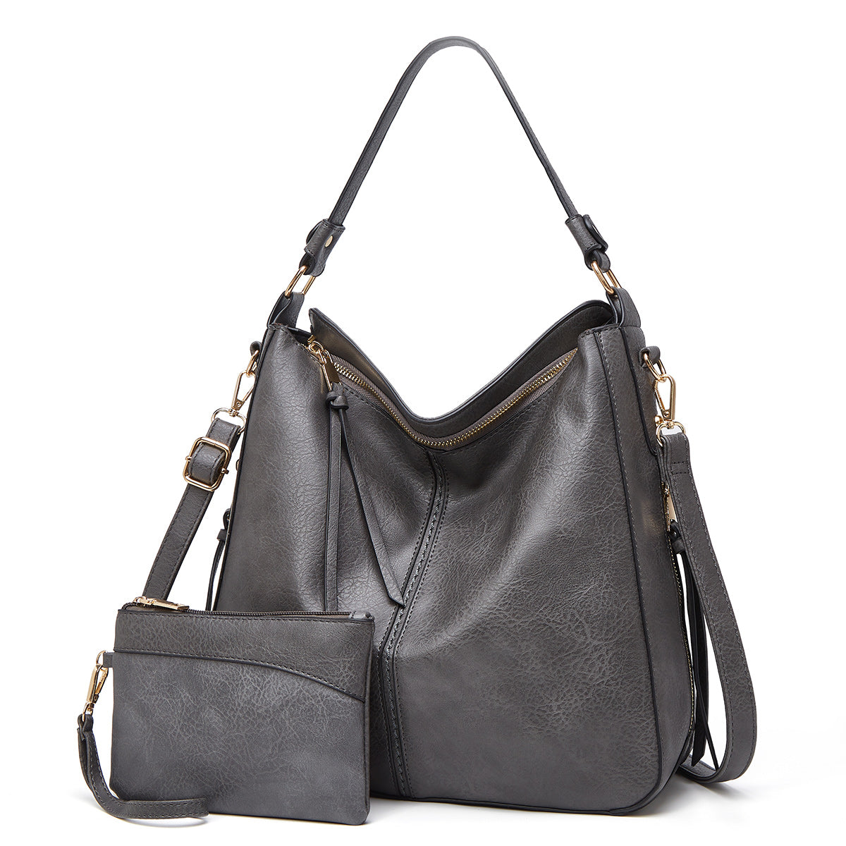 Bolso de Hombro de Piel de Lujo Antirrobo™