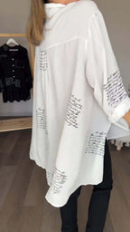 Camisa Larga con Botones™