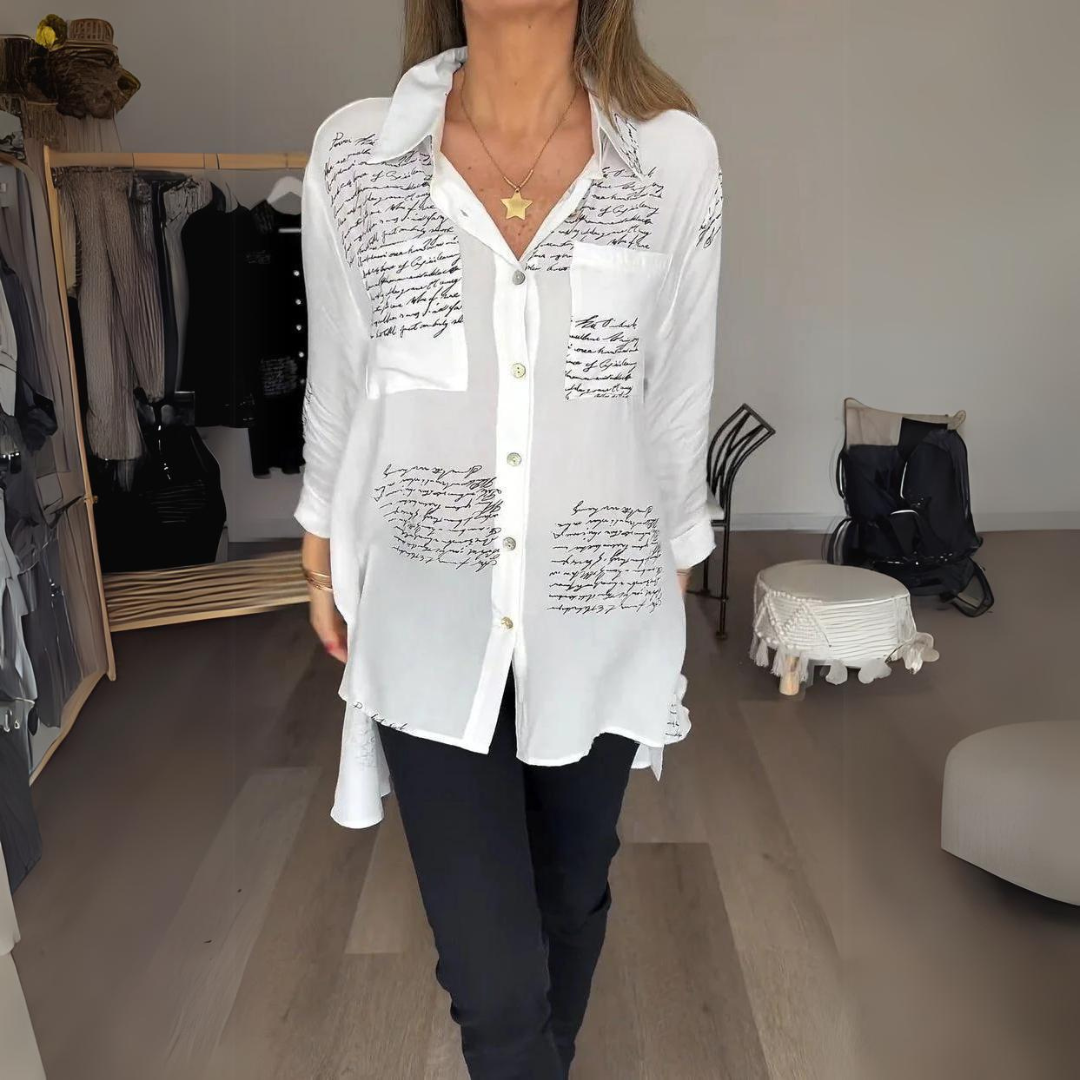 Camisa Larga con Botones™