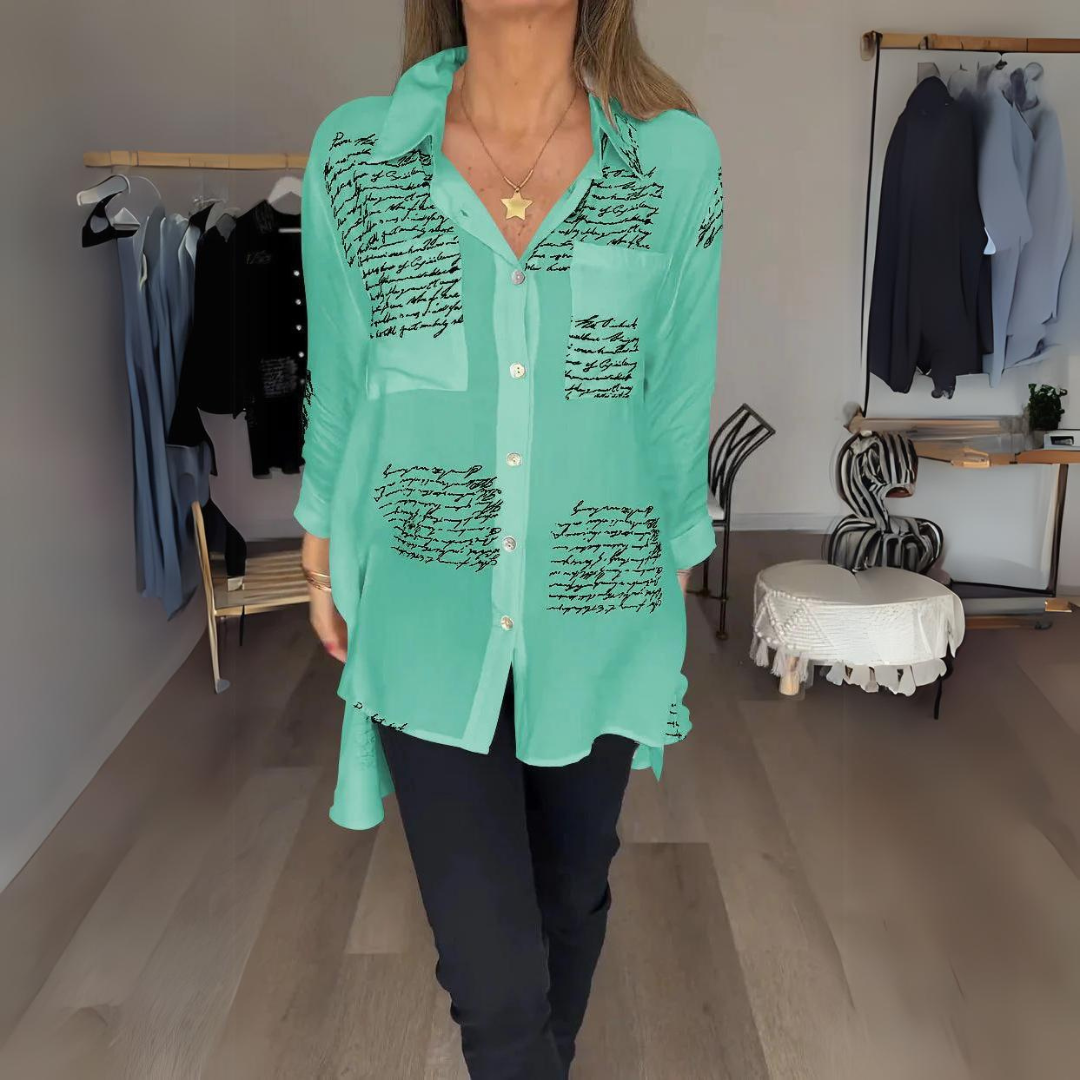 Camisa Larga con Botones™
