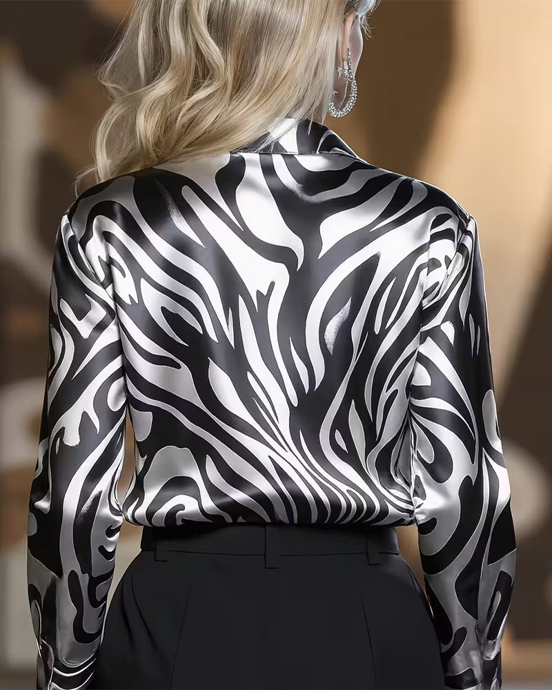 Camisa con Estilo Zebra Elegante™