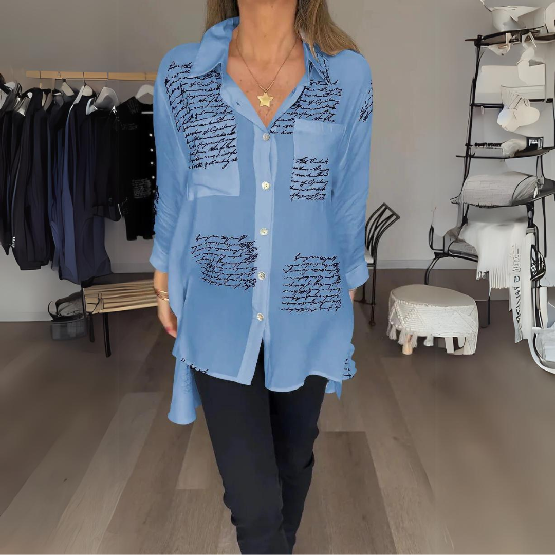 Camisa Larga con Botones™