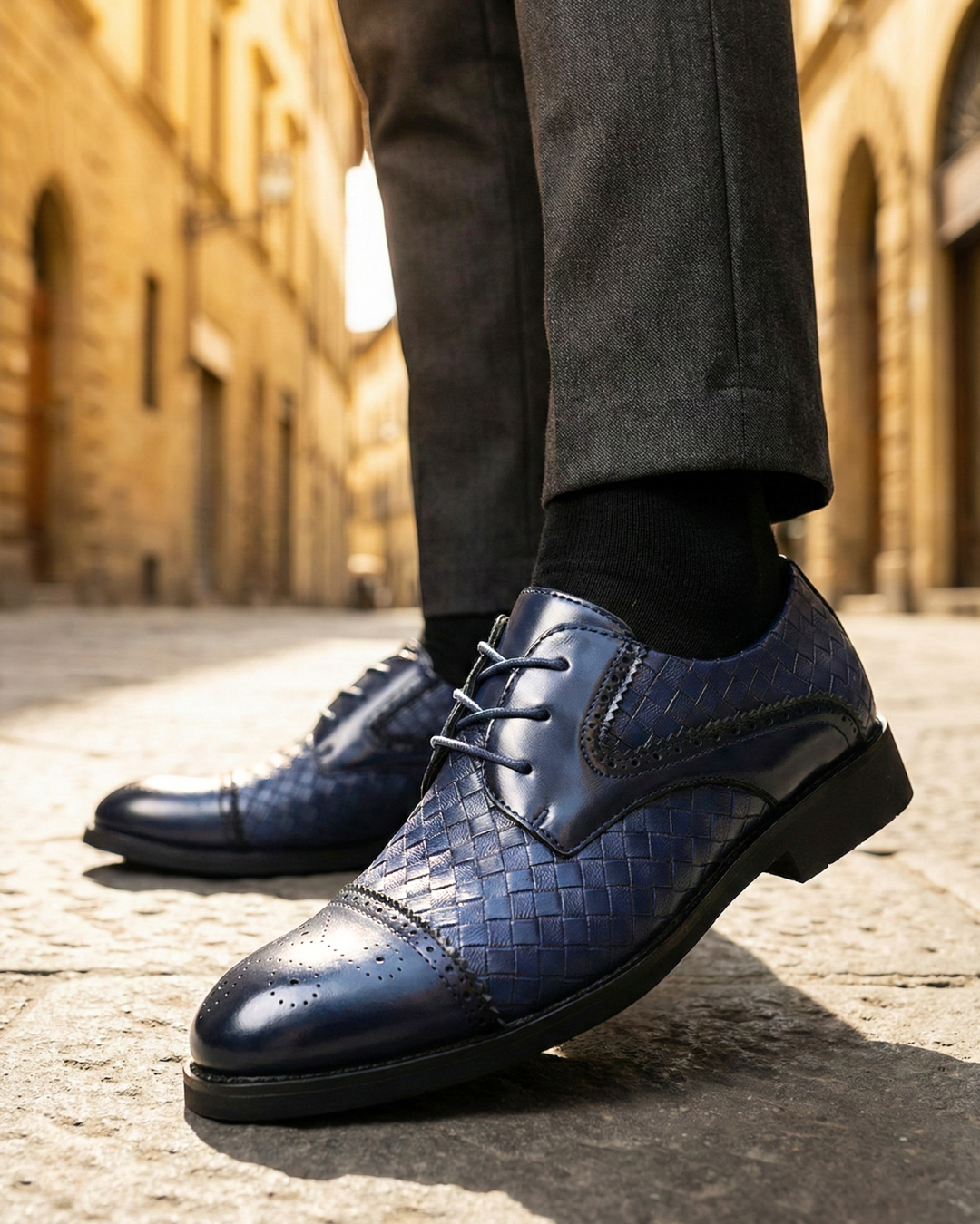 Bellville™ | Zapatos Oxford de Piel Trenzada