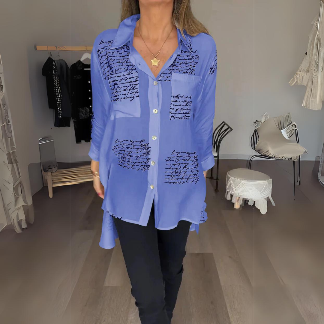 Camisa Larga con Botones™