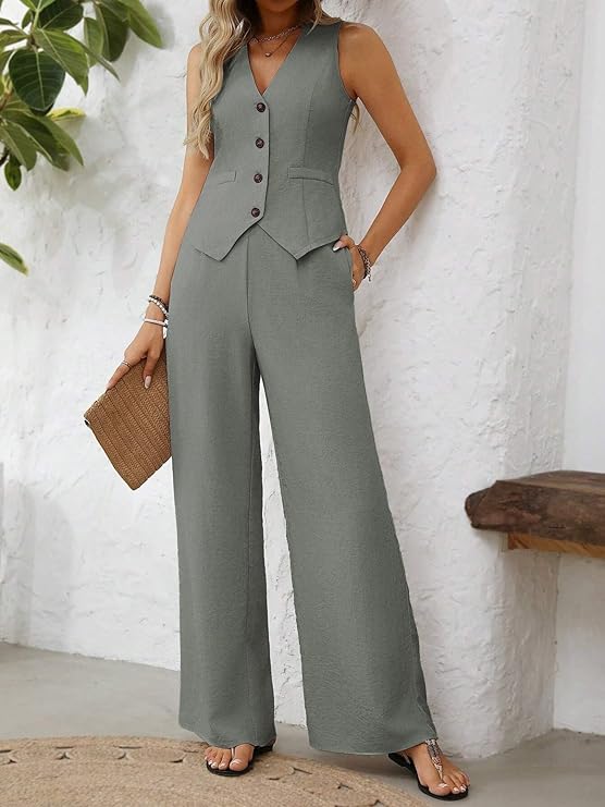 Sofía™ | Conjunto Chaleco + Pantalón de Regalo
