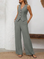 Sofía™ | Conjunto Chaleco + Pantalón de Regalo