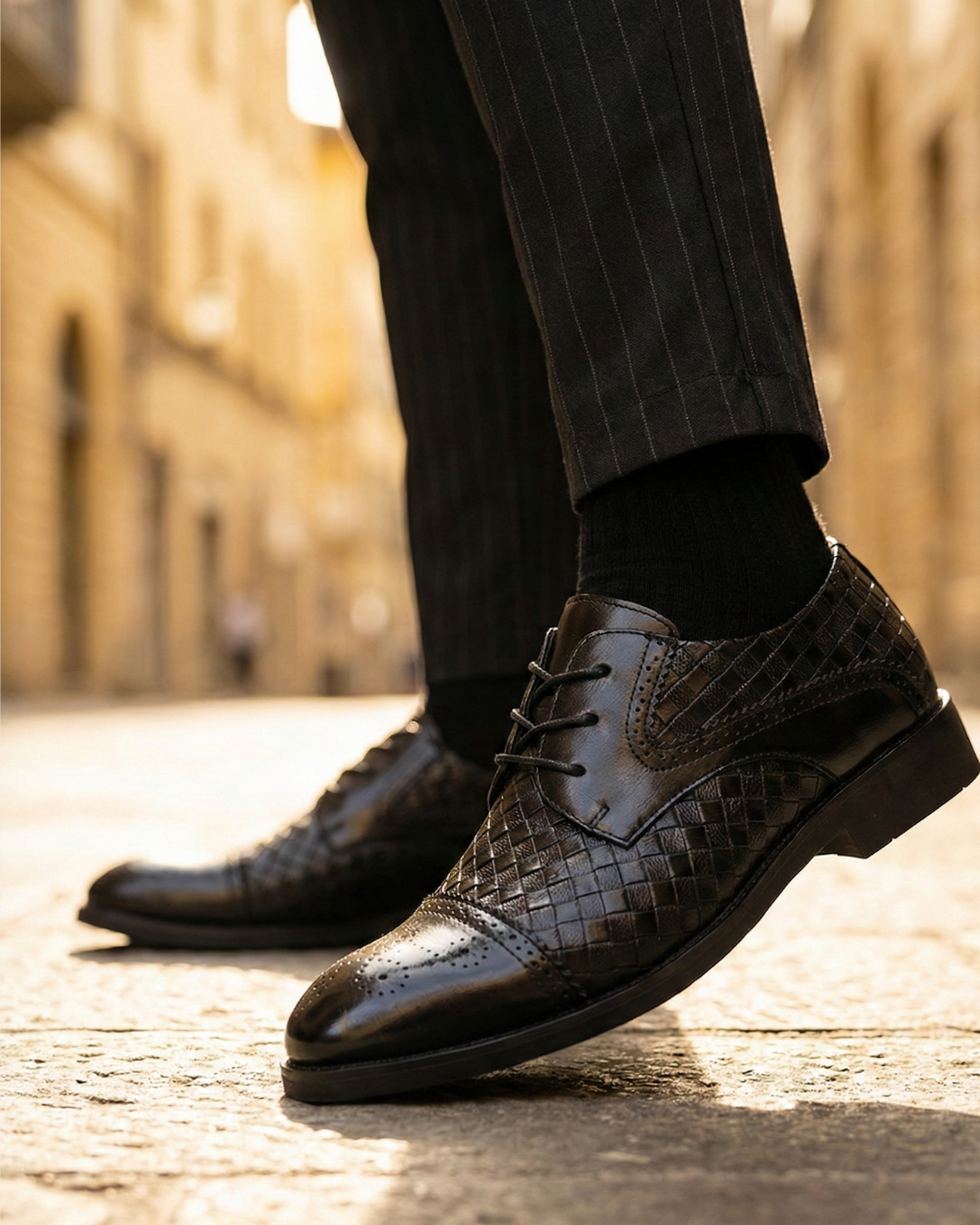 Bellville™ | Zapatos Oxford de Piel Trenzada