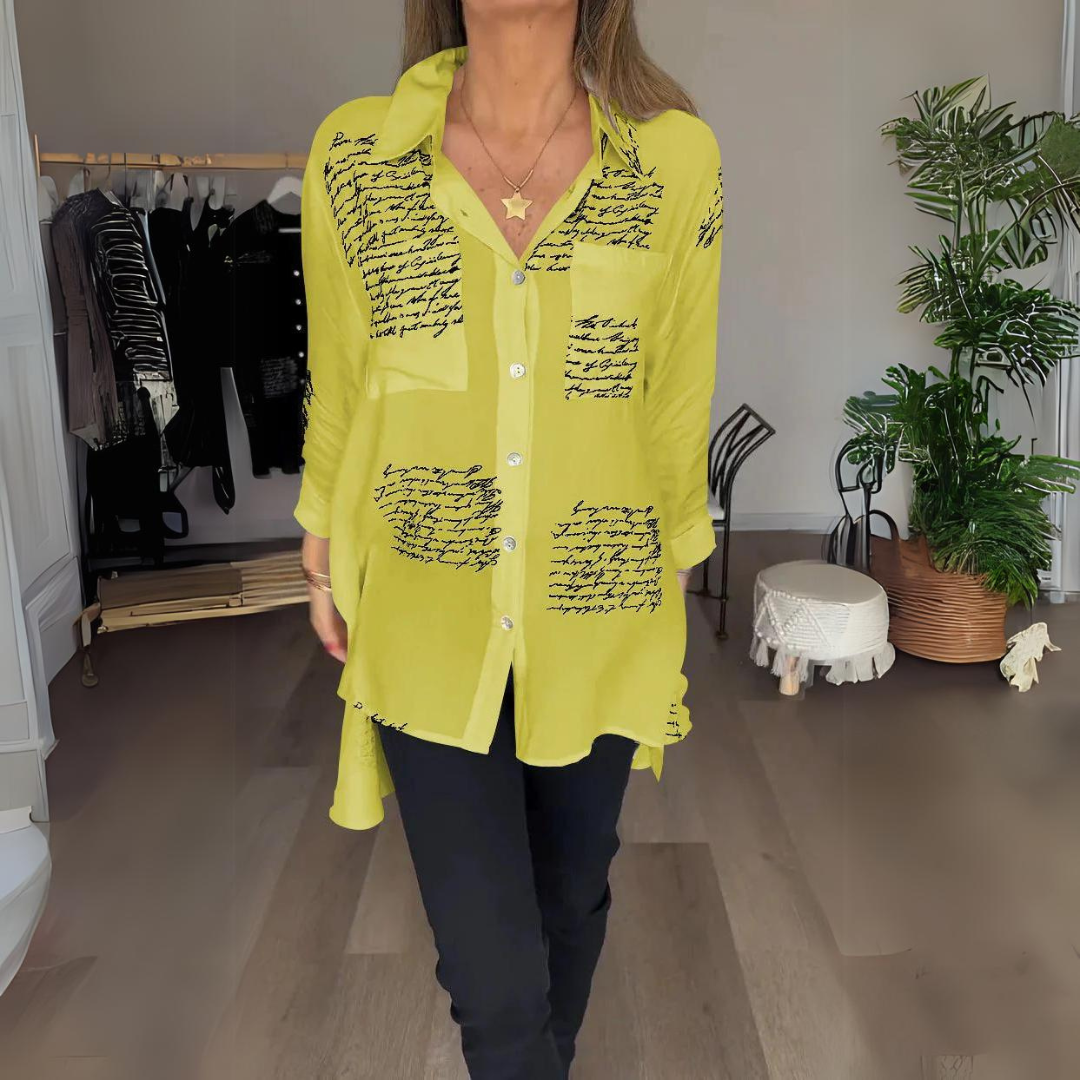 Camisa Larga con Botones™
