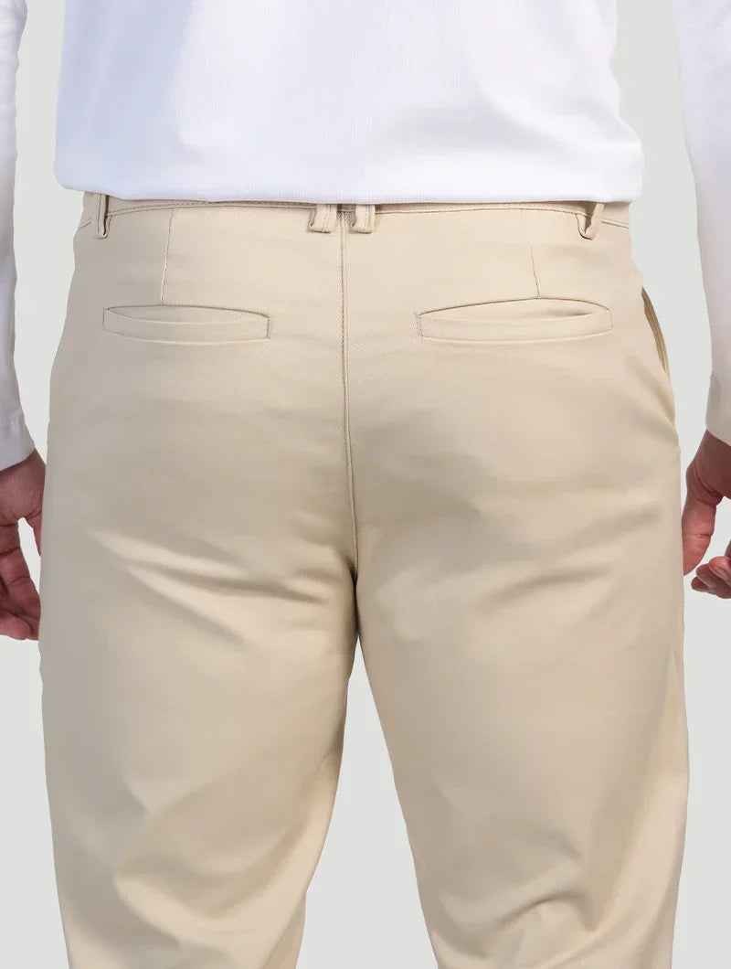 Astino™ | Pantalones Elásticos Beige