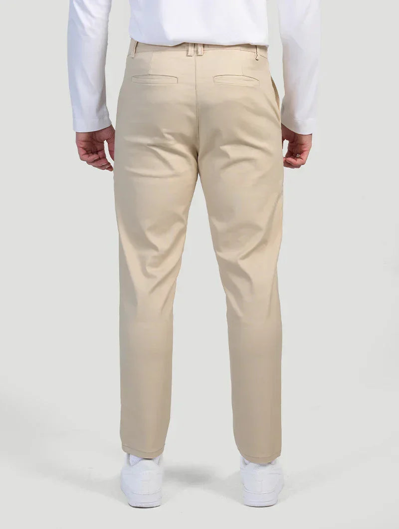 Astino™ | Pantalones Elásticos Beige