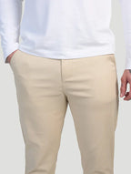 Astino™ | Pantalones Elásticos Beige