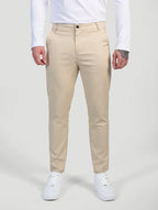 Astino™ | Pantalones Elásticos Beige