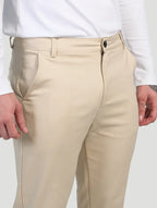 Astino™ | Pantalones Elásticos Beige