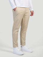 Astino™ | Pantalones Elásticos Beige