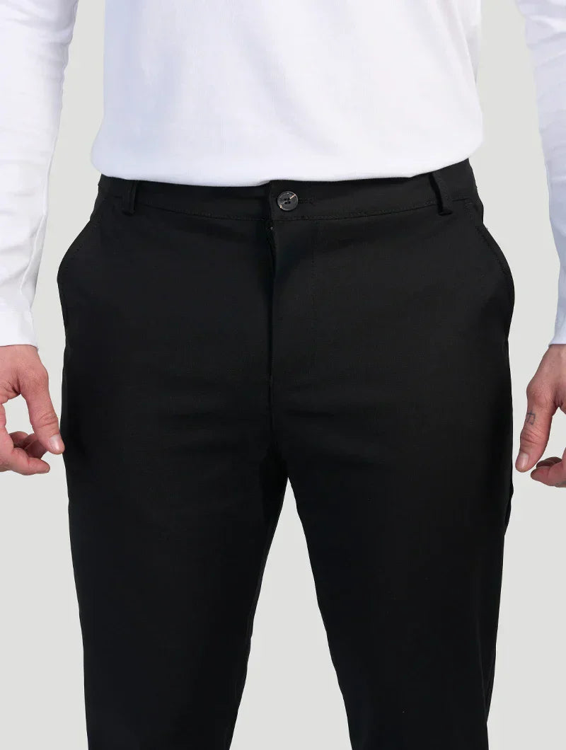 Astino™ | Pantalones Rectos Negro