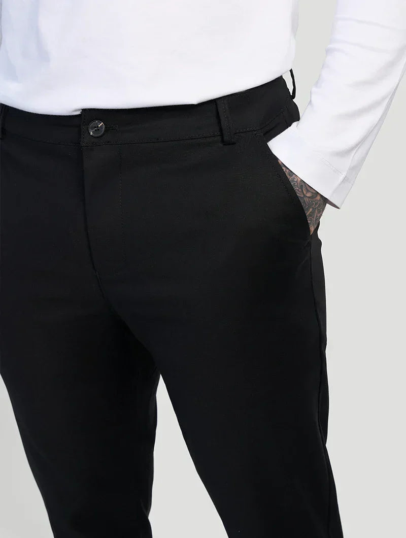 Astino™ | Pantalones Rectos Negro