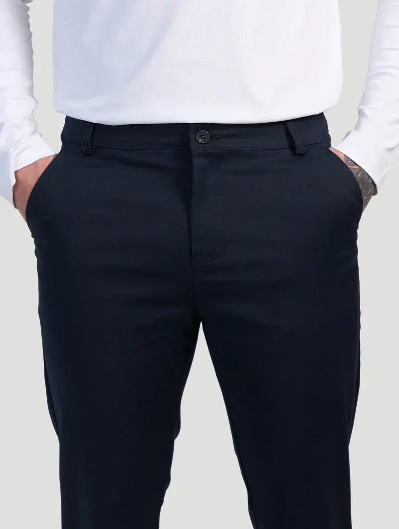 Astino™ | Pantalones Rectos Azul Oscuro