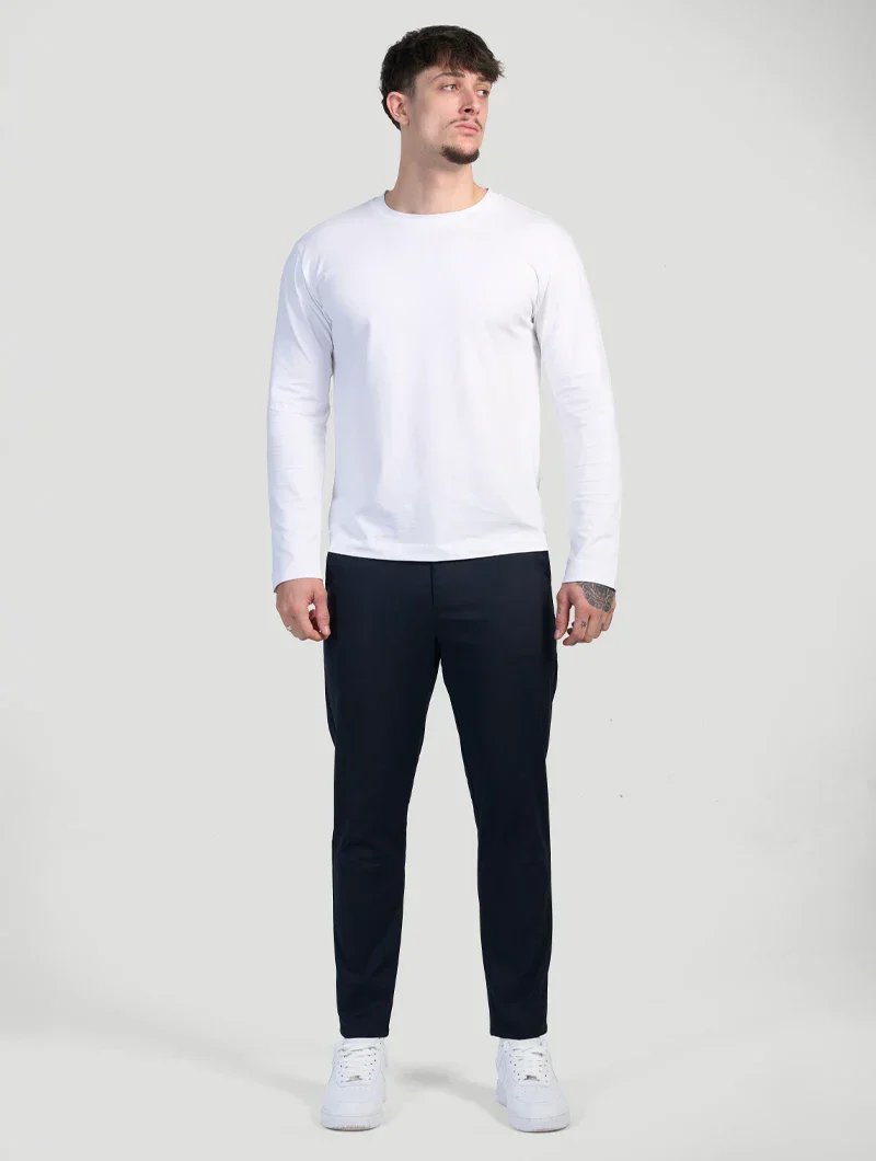 Astino™ | Pantalones Rectos Azul Oscuro