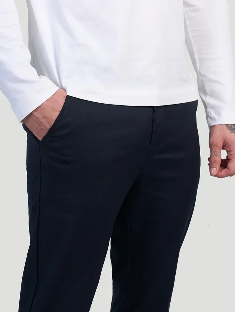 Astino™ | Pantalones Rectos Azul Oscuro