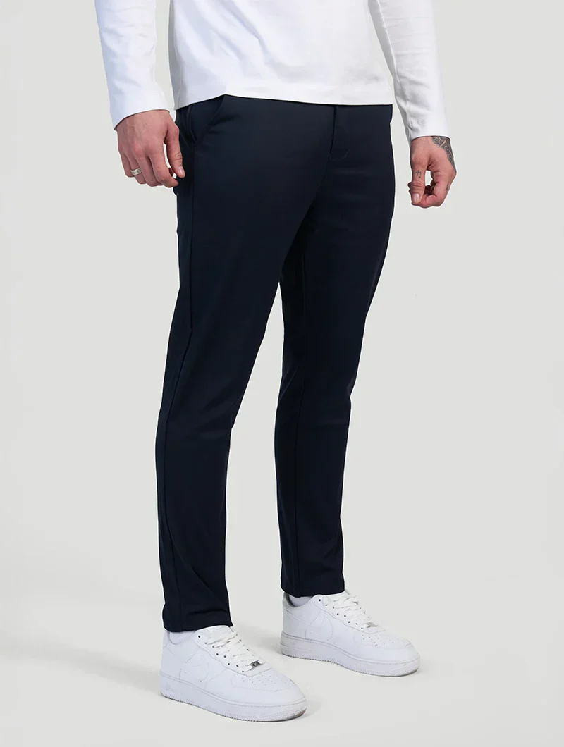 Astino™ | Pantalones Rectos Azul Oscuro