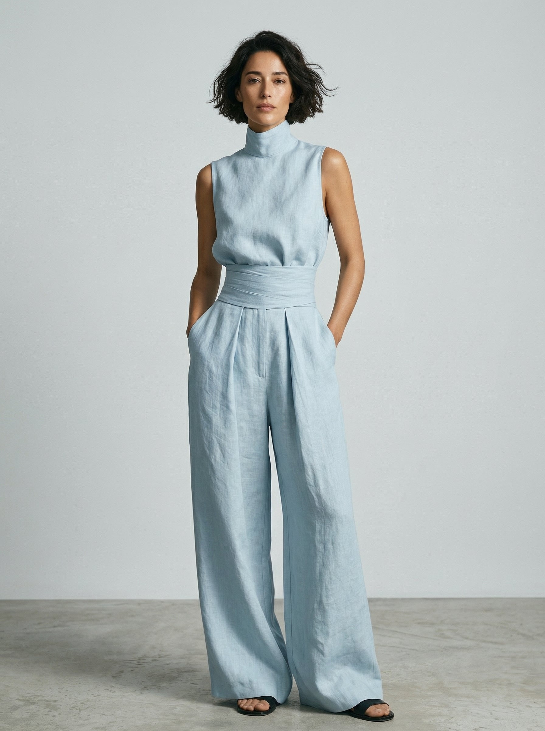 Nuria™ | Conjunto Minimalista de Blusa sin Mangas