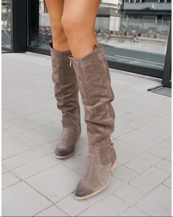 Zavira™ | Botas de Ante Elegantes y Cálidas