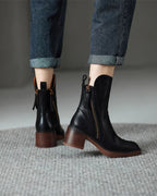Abie™ | Botas de Cuero