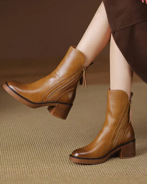 Abie™ | Botas de Cuero