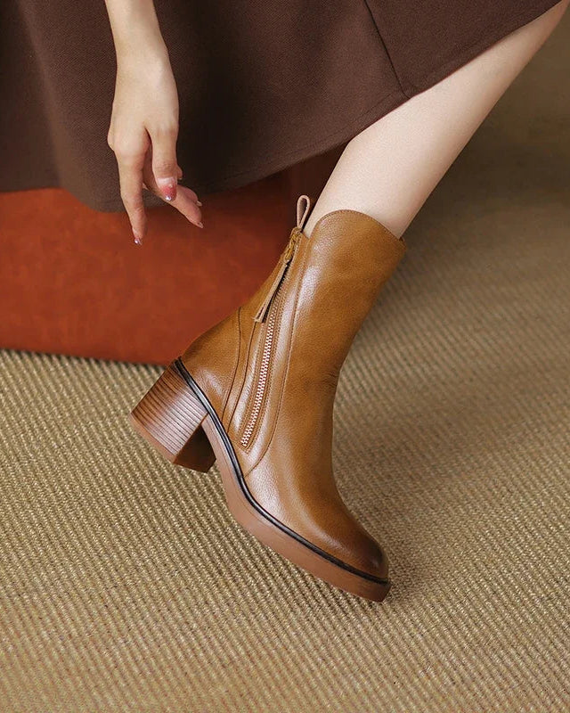 Abie™ | Botas de Cuero