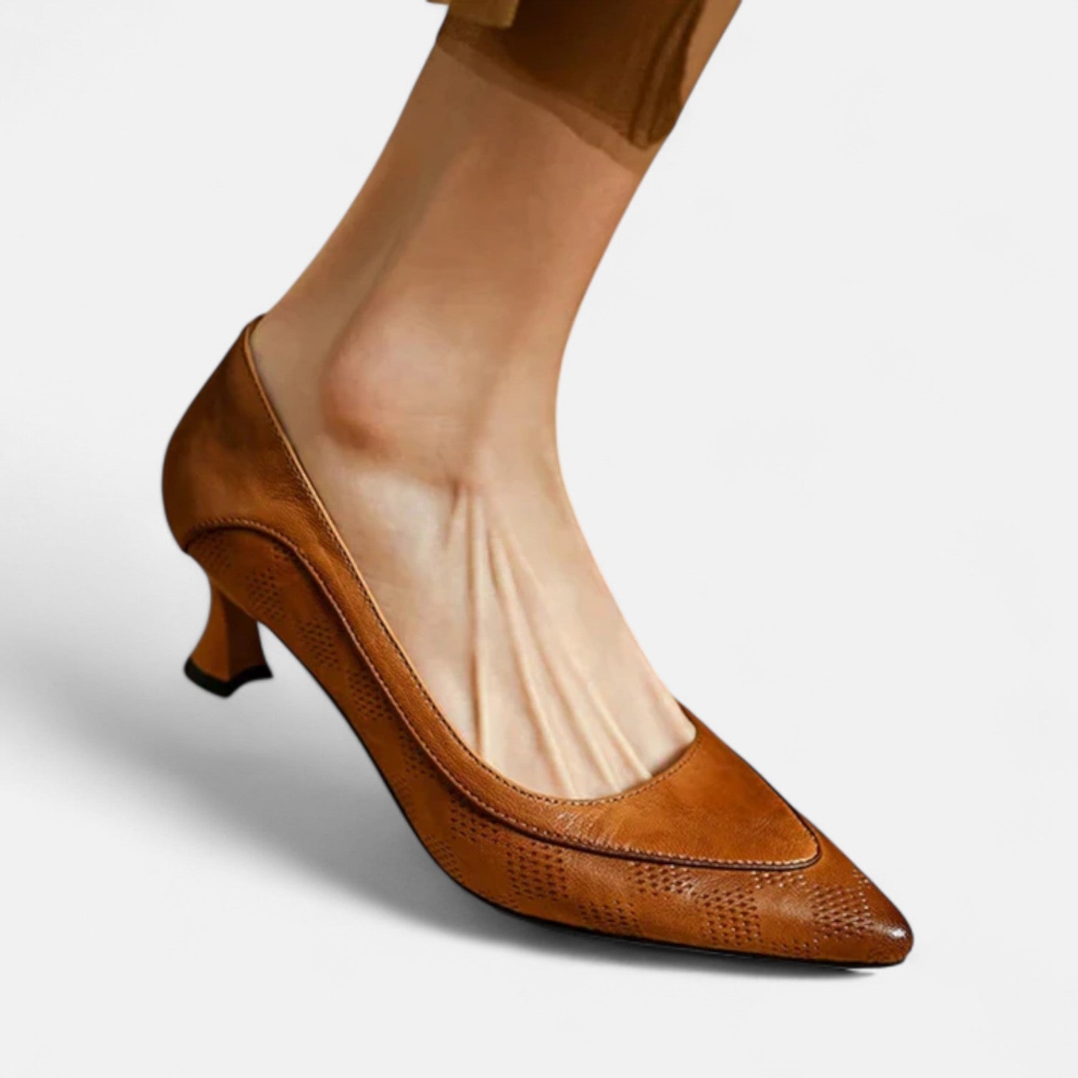 Amara™ | Tacones de Cuero