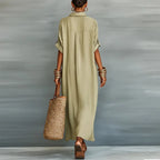 Anastasia™ | Vestido Camisero Largo con Botones