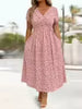 Flor | Vestido Midi De Lunares Elegante Favorecedor de Barriga