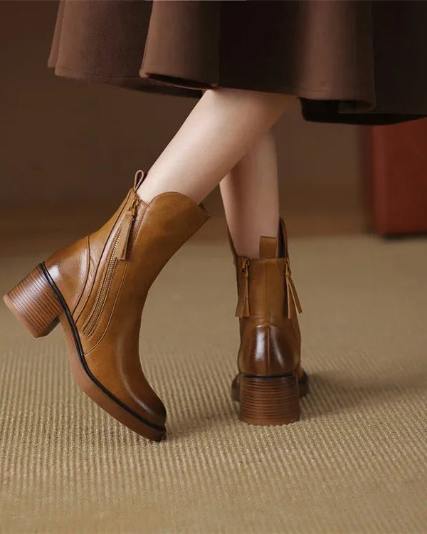 Abie™ | Botas de Cuero