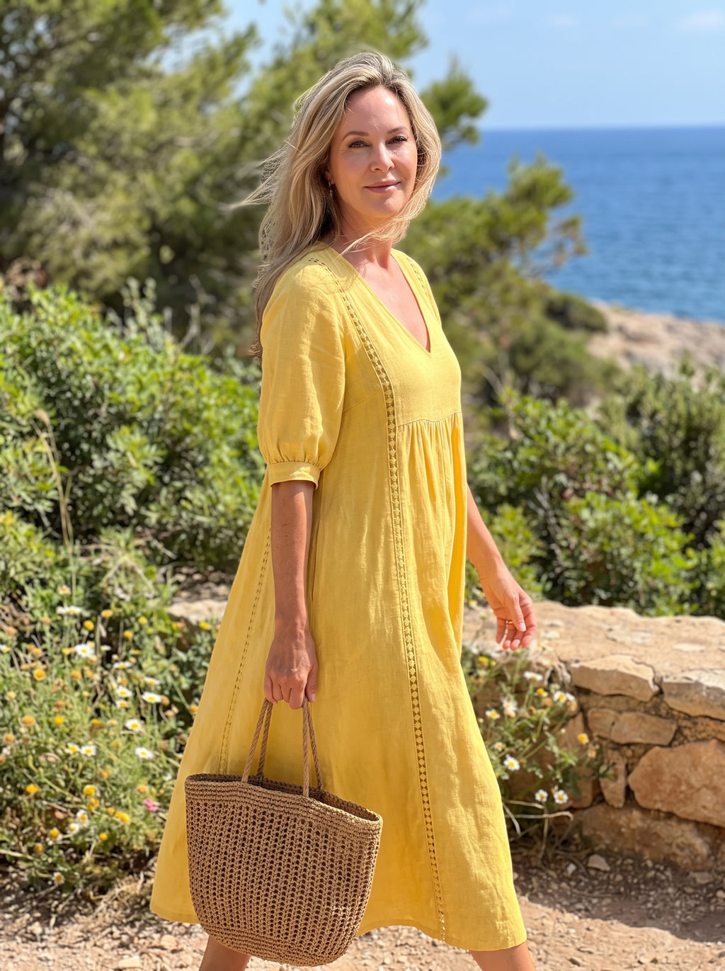 SEFI™ | VESTIDO MIDI FLUIDO