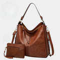 Bolso de Hombro de Piel de Lujo Antirrobo™