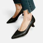 Amara™ | Tacones de Cuero