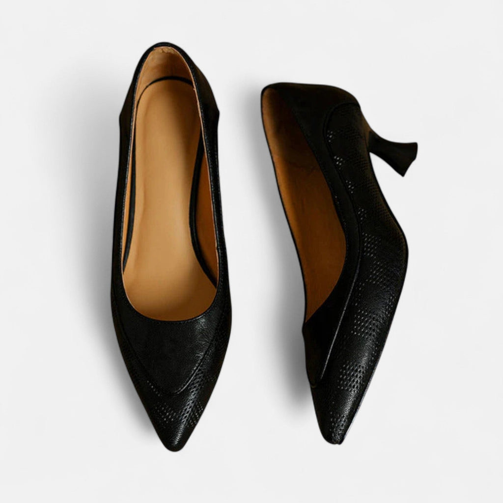 Amara™ | Tacones de Cuero