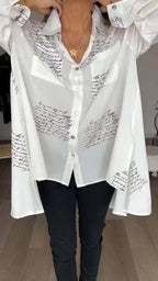 Camisa Larga con Botones™