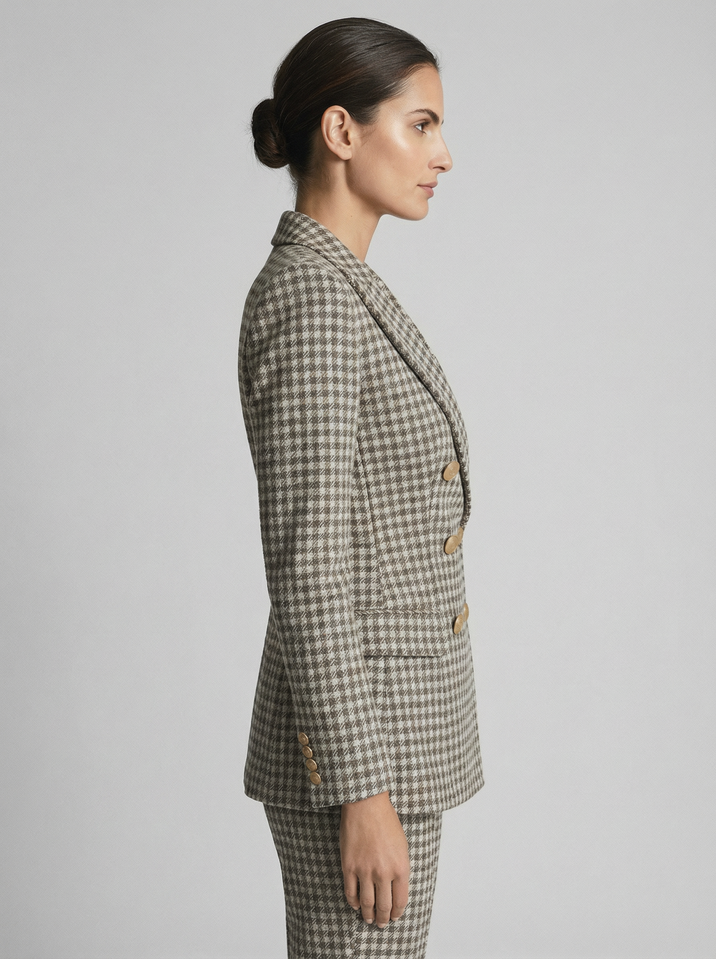Gabriella™ | Traje de Cuadro Minucioso