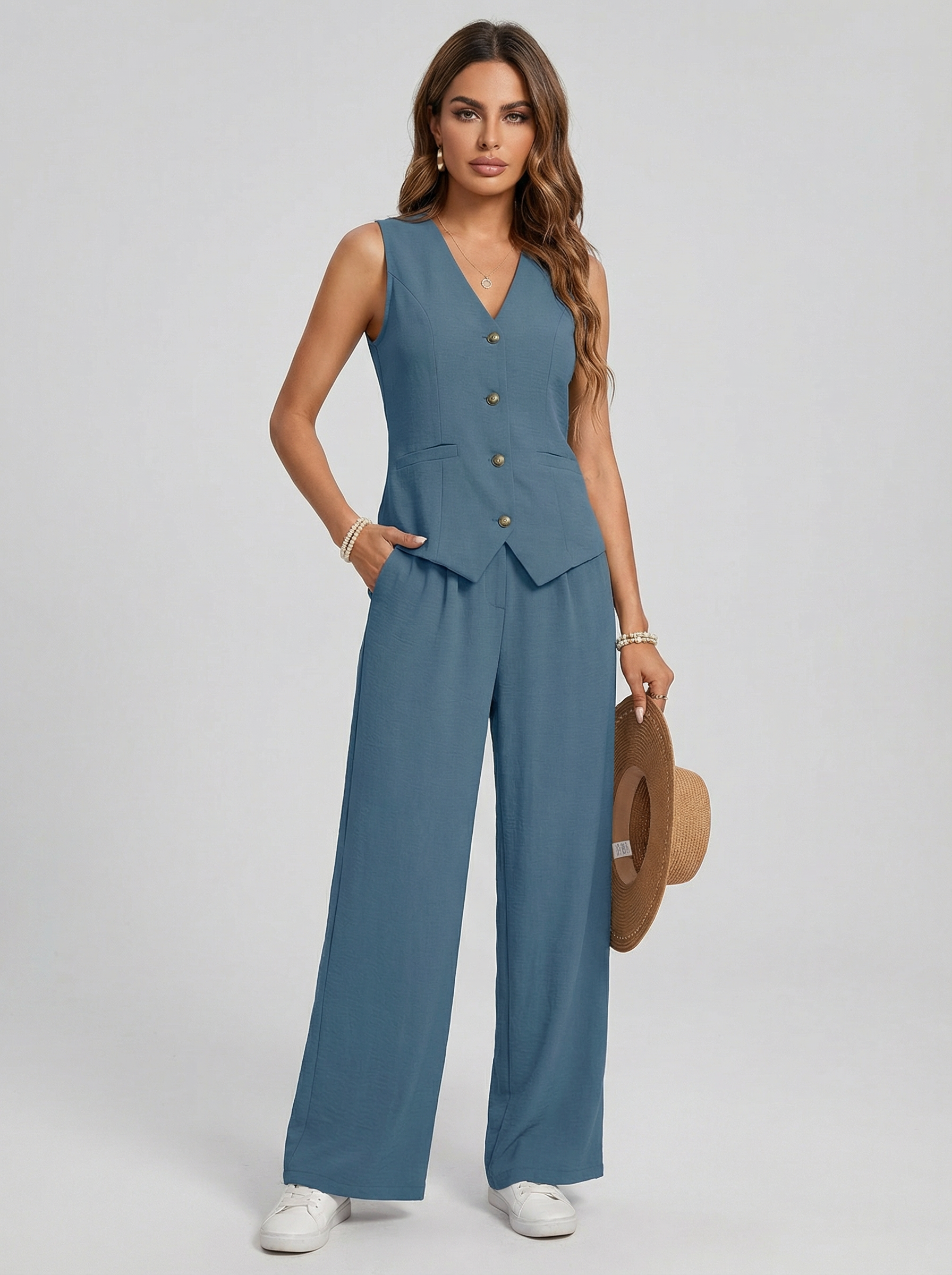 Sofía™ | Conjunto Chaleco + Pantalón de Regalo