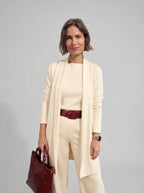 Elena™ | Conjunto Cárdigan Largo Top y Pantalón