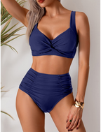 Nicole™ | Bikini con Tejido Fruncido