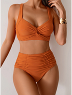 Nicole™ | Bikini con Tejido Fruncido