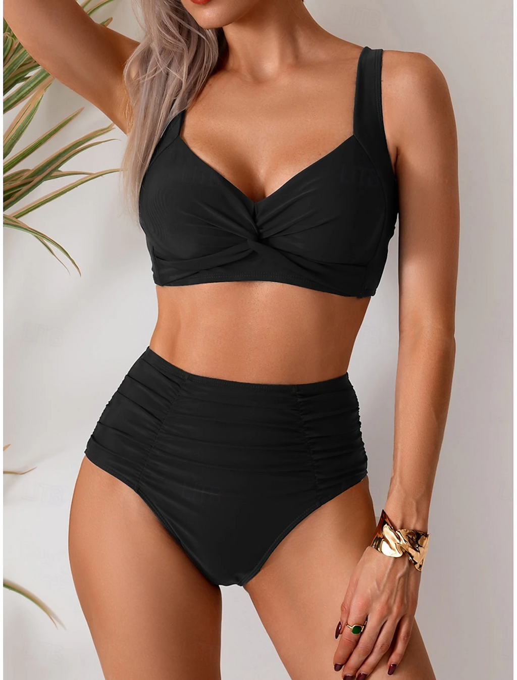 Nicole™ | Bikini con Tejido Fruncido