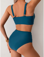 Nicole™ | Bikini con Tejido Fruncido
