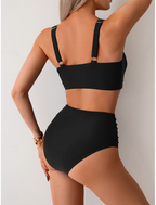 Nicole™ | Bikini con Tejido Fruncido