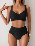 Nicole™ | Bikini con Tejido Fruncido